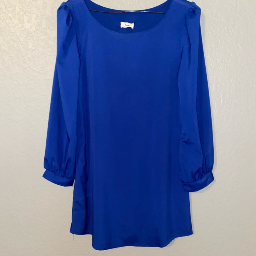 Tobi women’s blue shift dress sz small